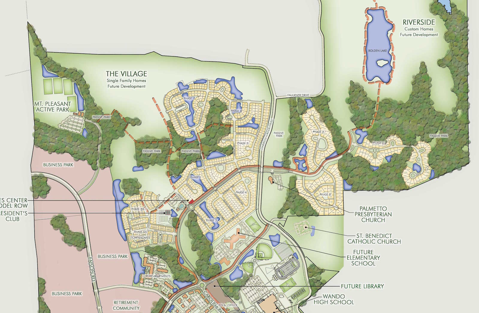 Carolina Park Mount Pleasant SC Master Plan Map